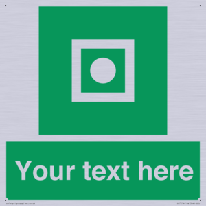 Custom sign safe condition Shipboard general alarm